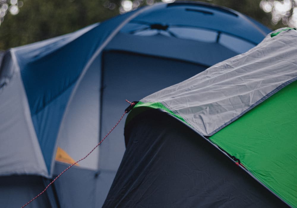 Find out what materials your tent pole is made from so you know what it can be expected to withstand weather-wise. 